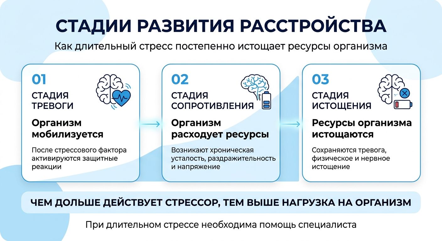 Лечение стресса в Усть-Катаве инфографика